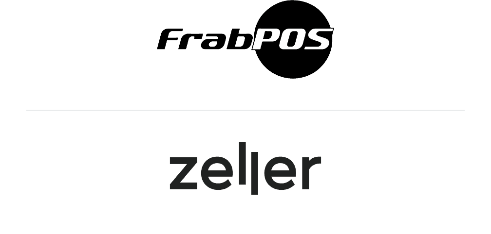 FrabPOS and Zeller logos