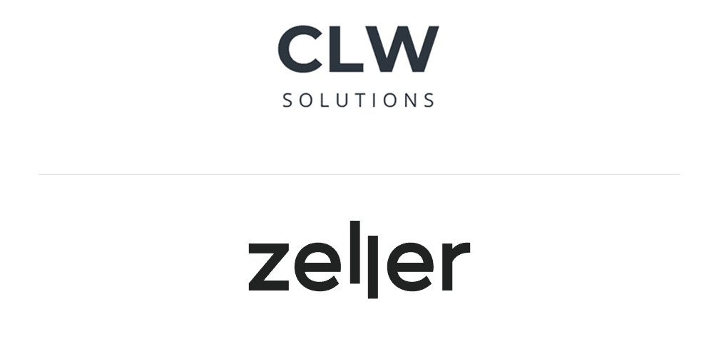 CLW Solutions x Zeller Logos