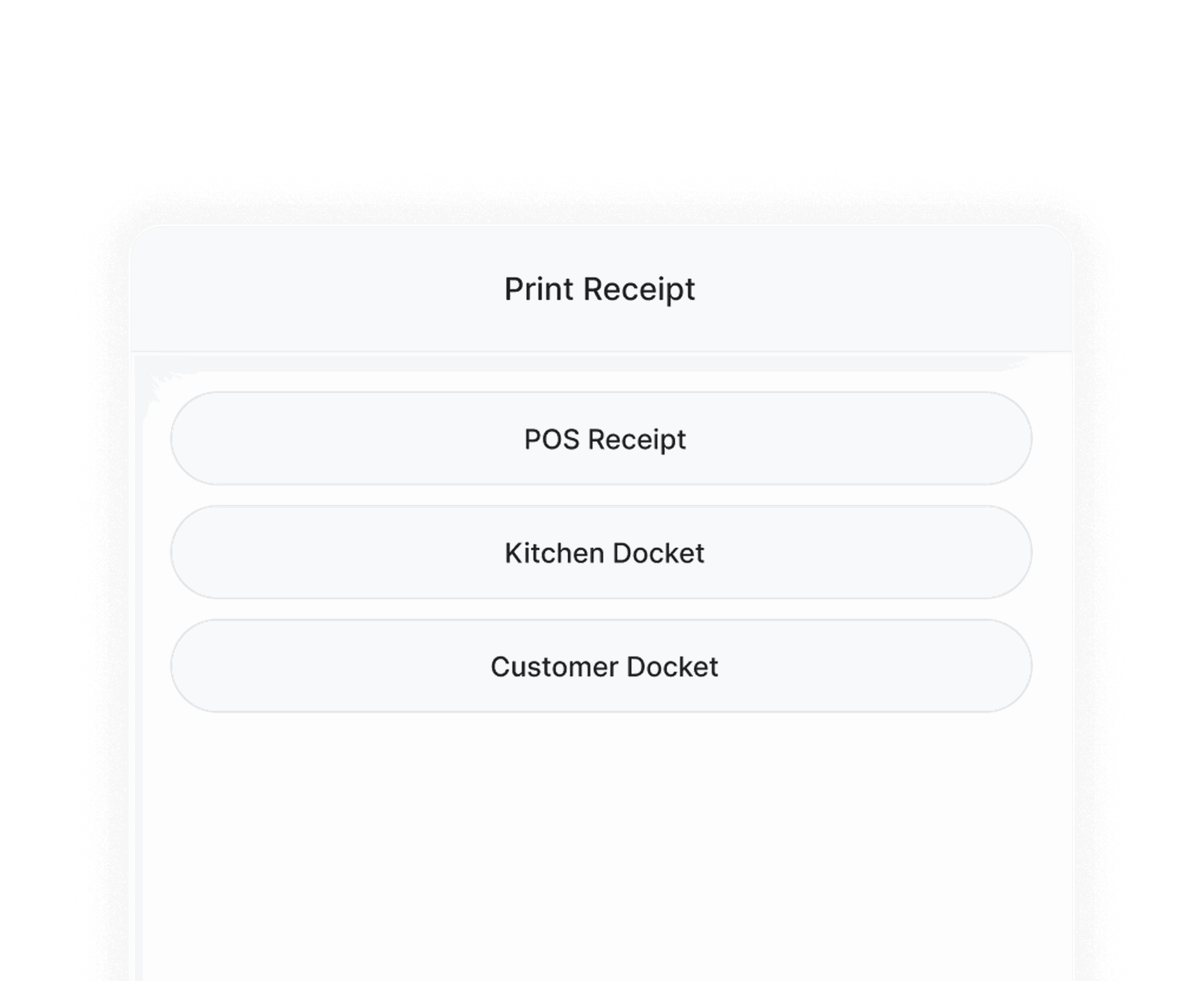 Zeller POS receipts