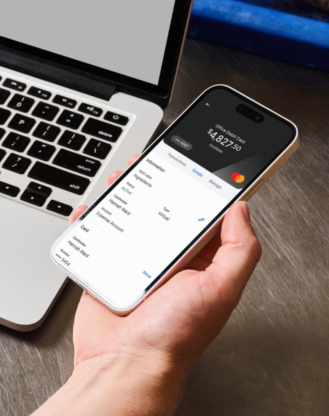 Zeller - Debit MasterCard, virtual card, black