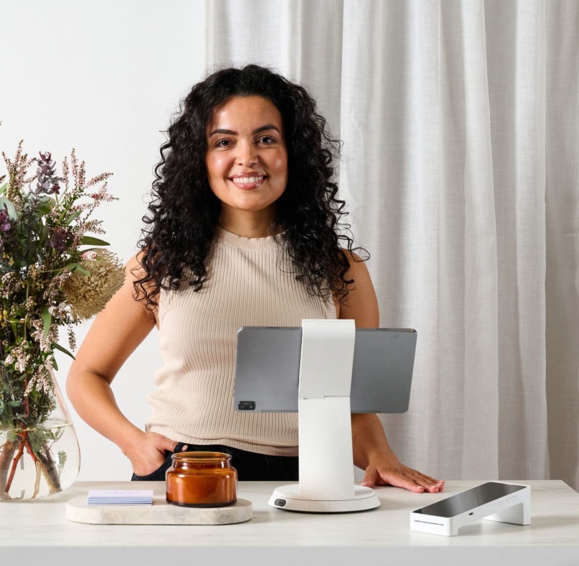 Beauty merchant with Terminal 2