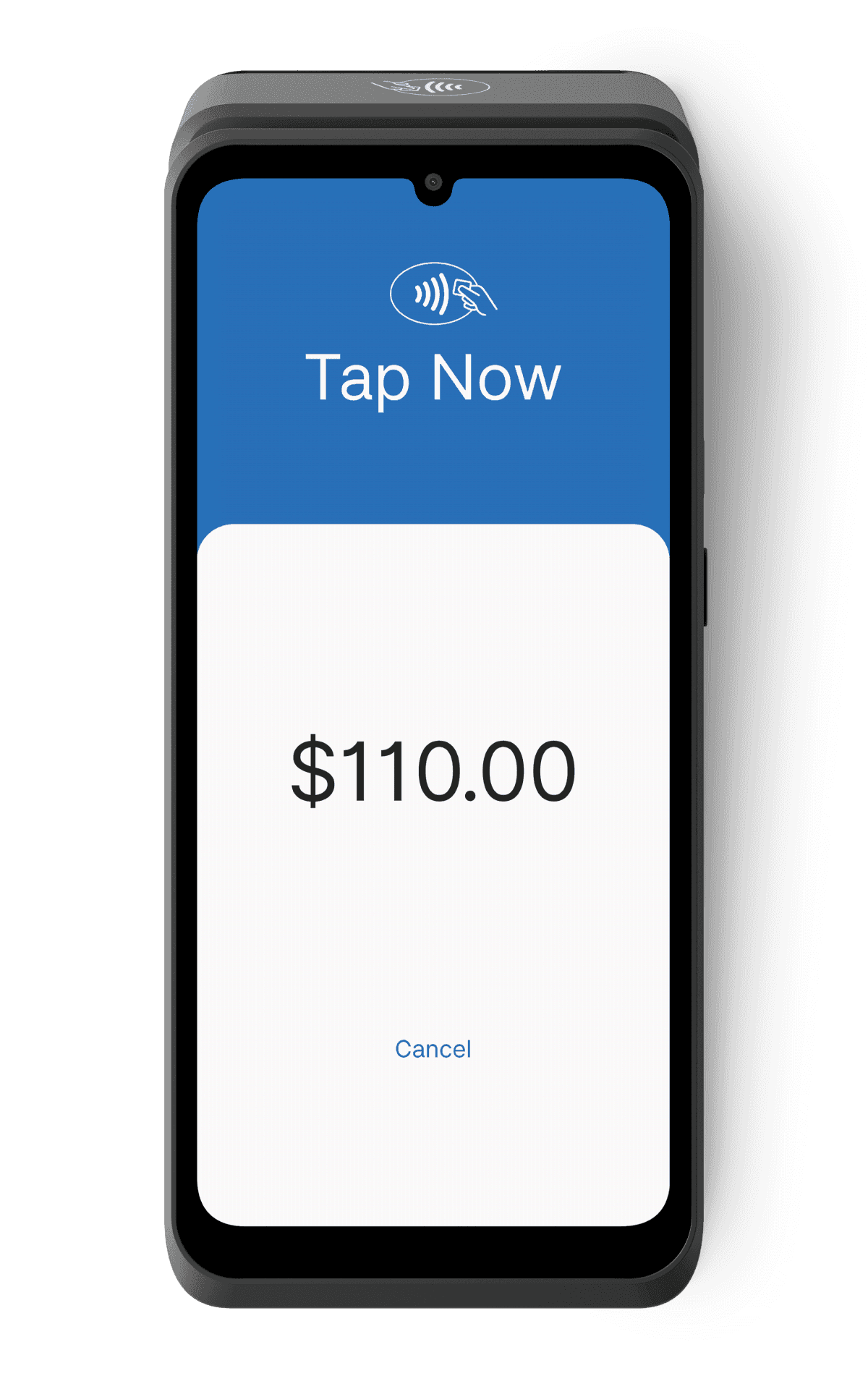 Zeller - T1x tap now screen