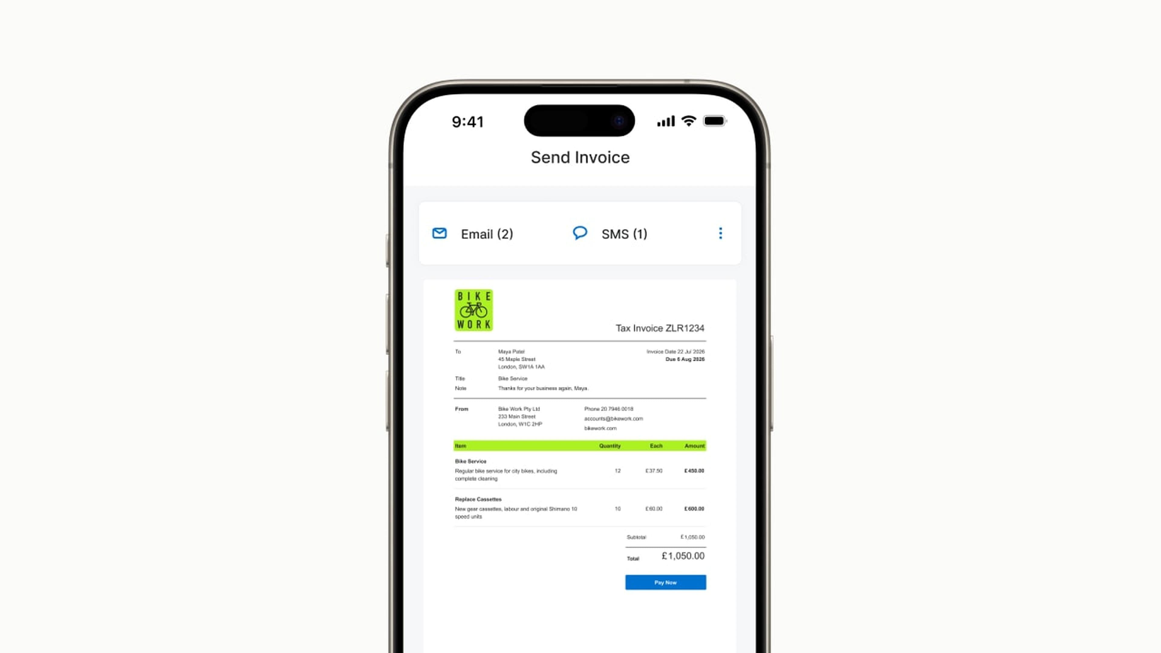 Zeller - Invoices on Zeller App