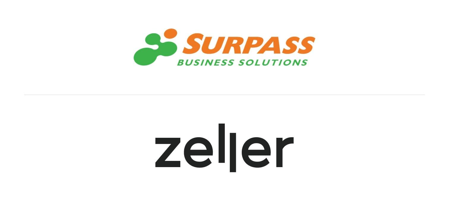 Surpass and Zeller Logos