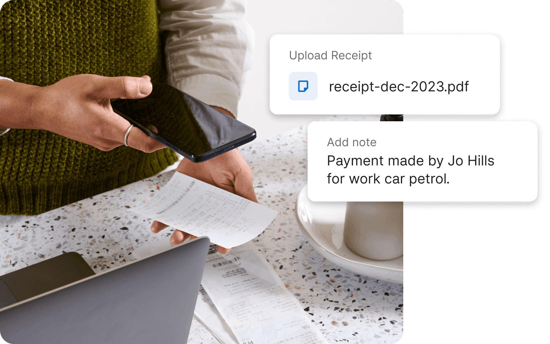 Zeller - add receipts