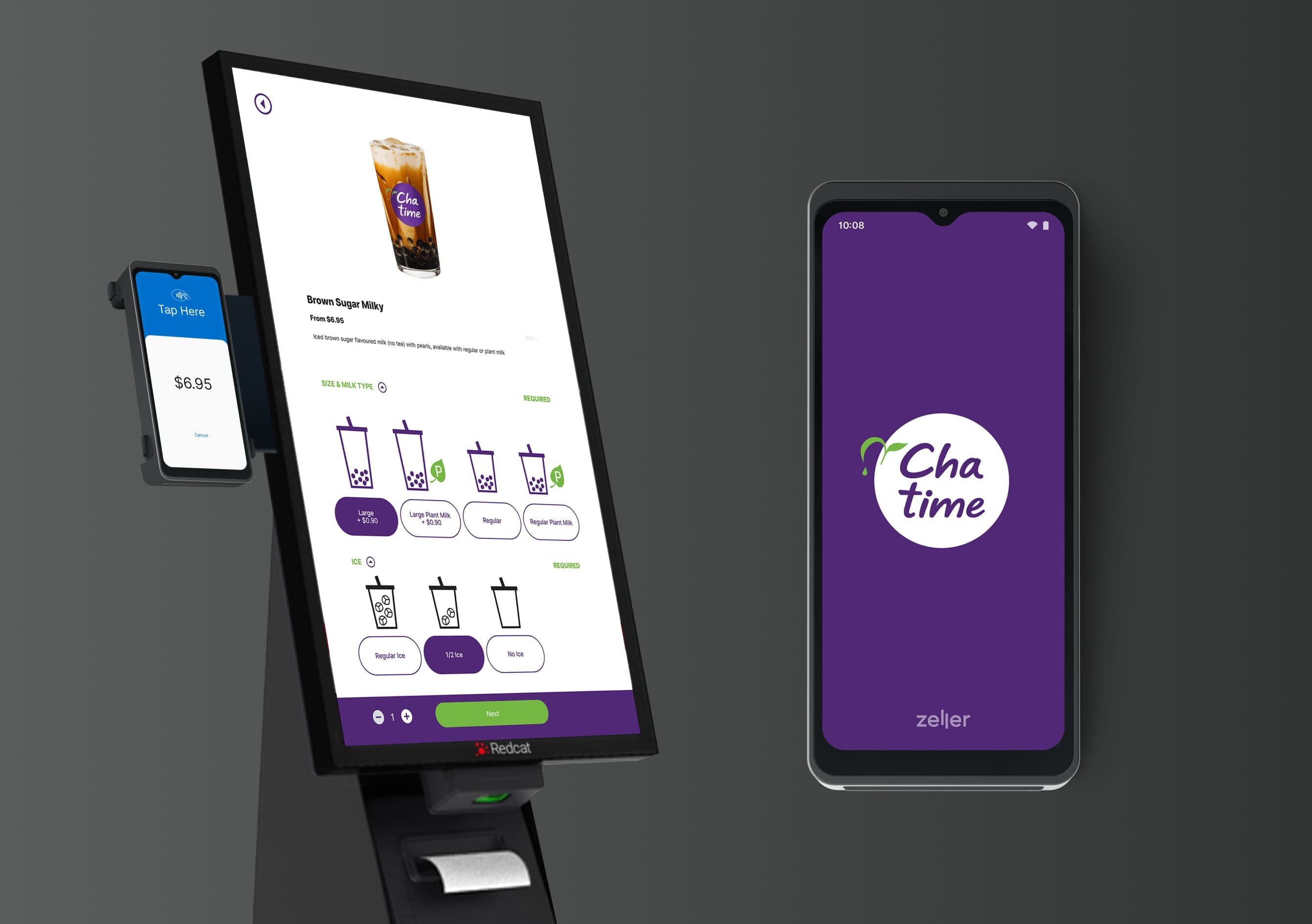 Chatime Kiosk and T2