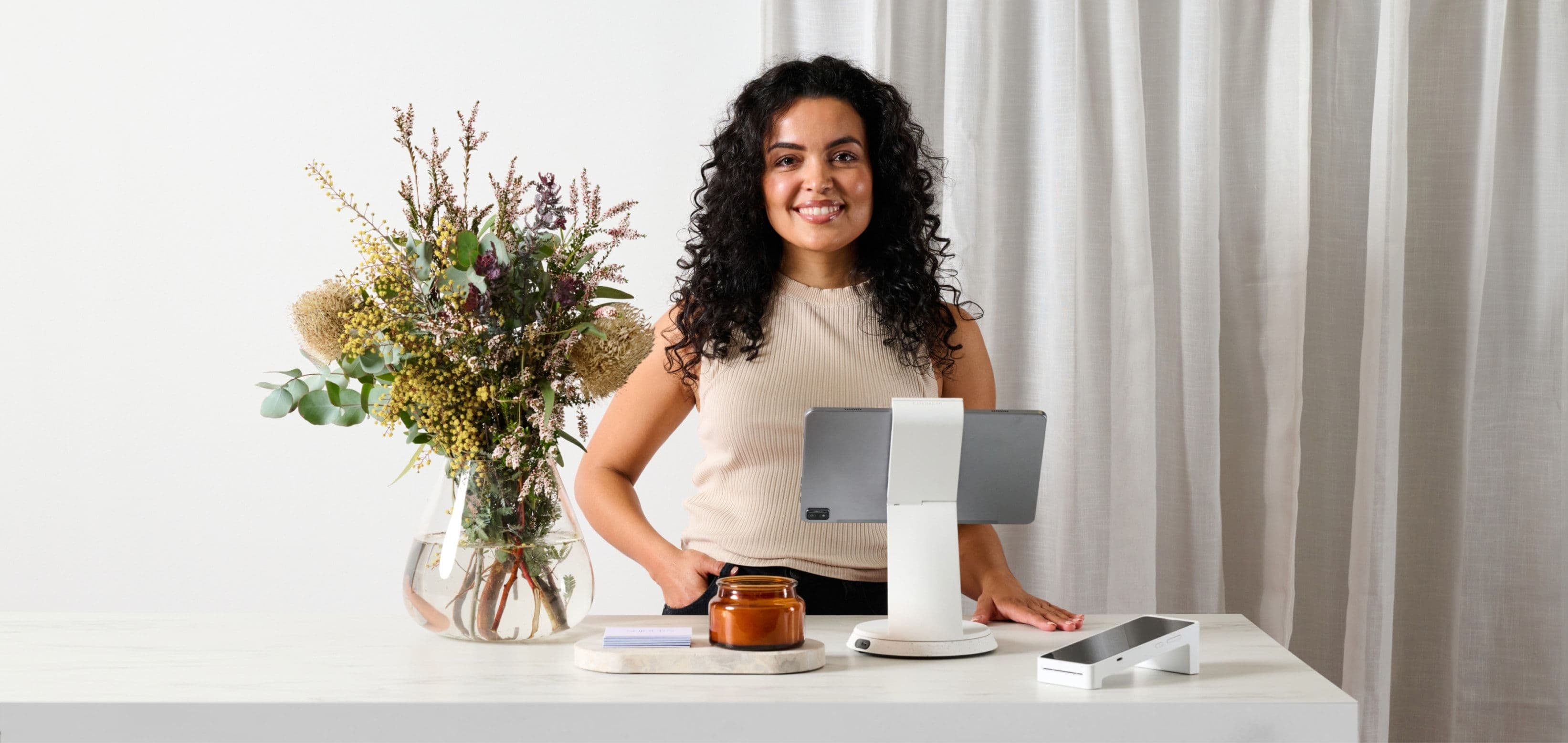 Beauty merchant with Terminal 2