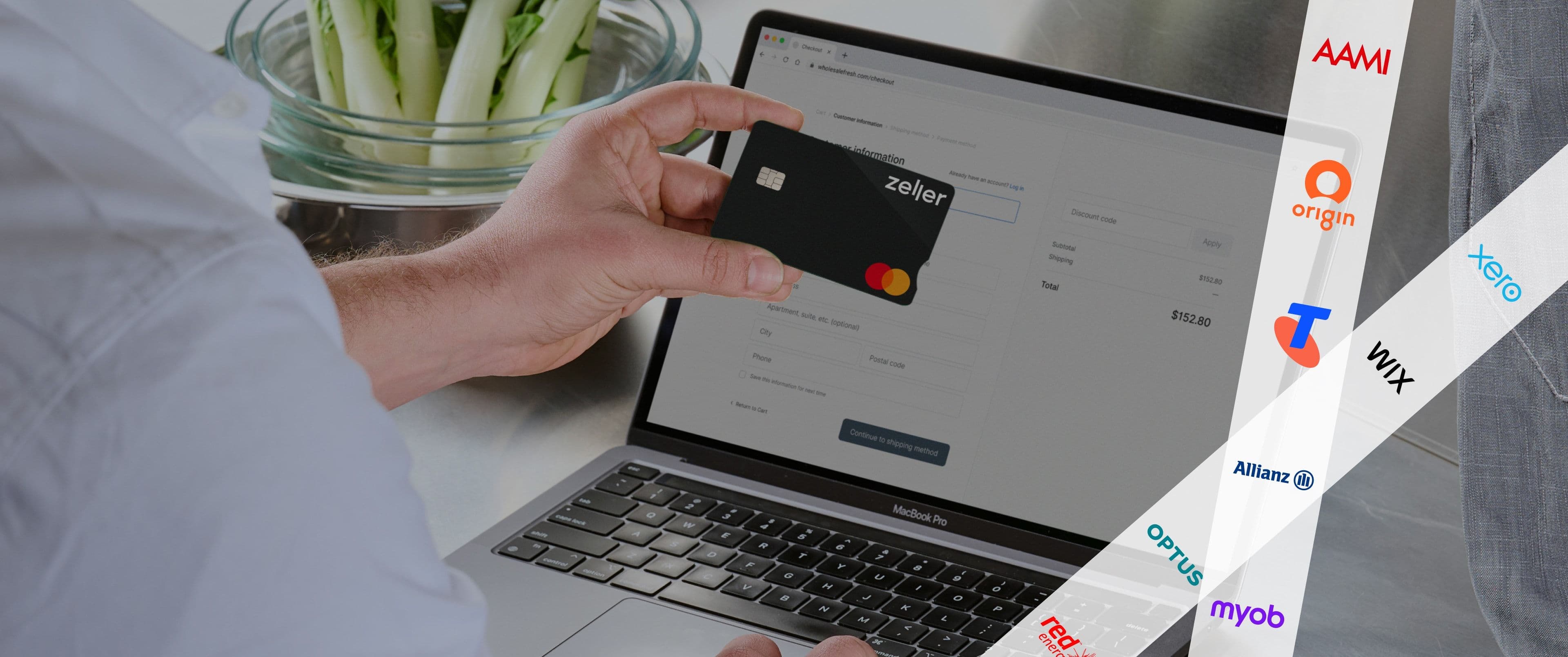 Zeller - Debit MasterCard, black, partner logos