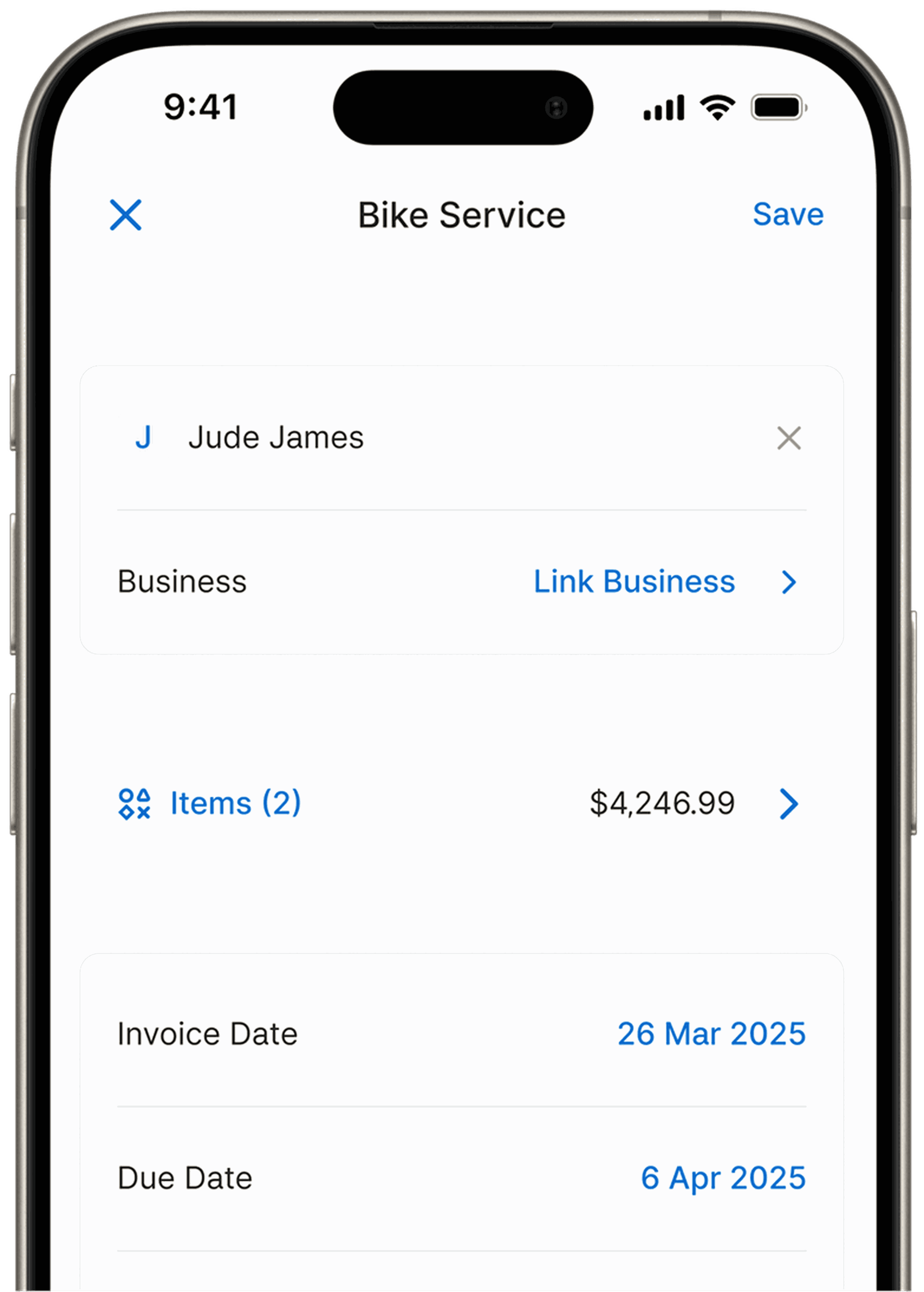 Zeller - Invoices - Creation