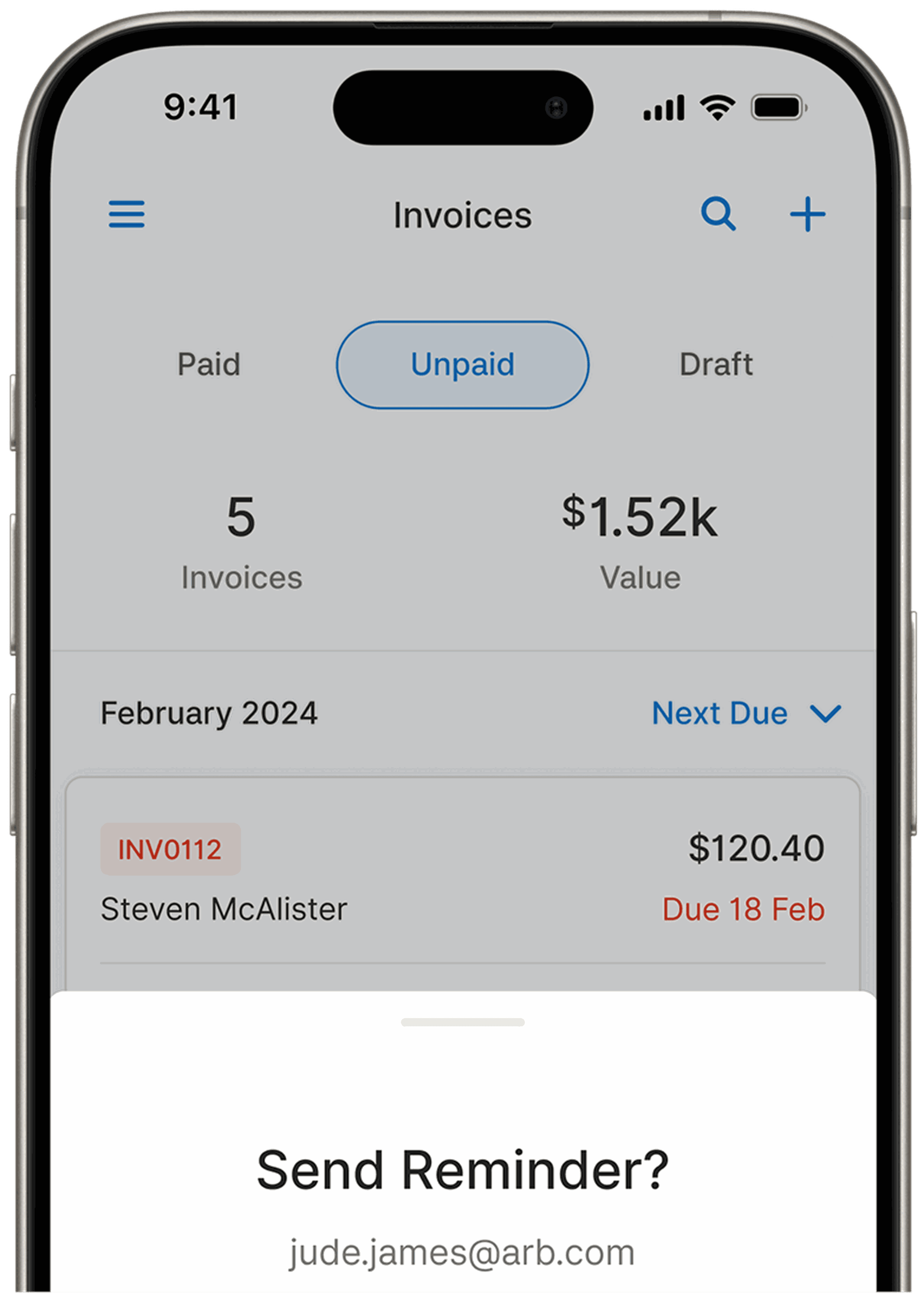 Zeller - Invoices - Reminders