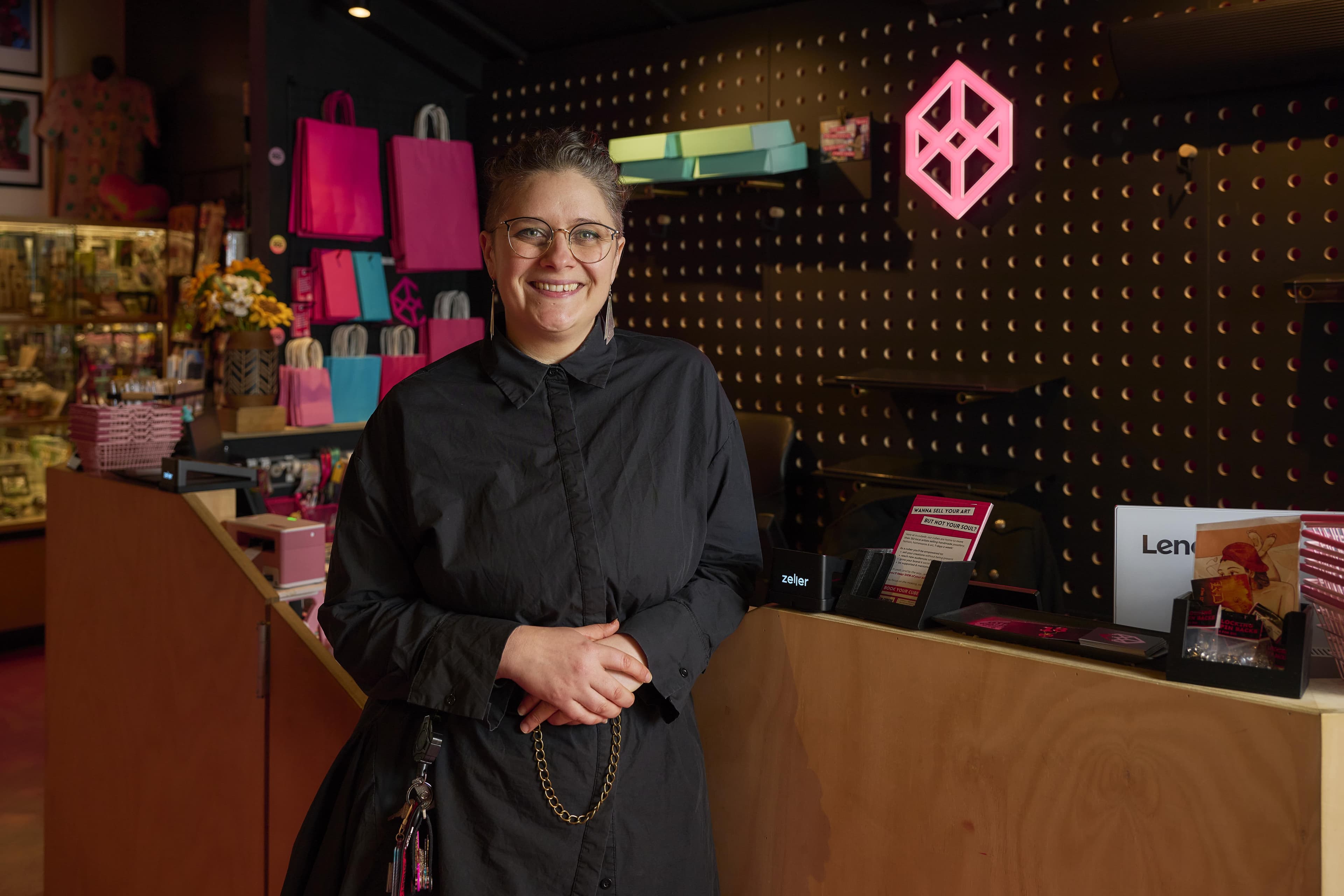 Elle-May Michaels, in.cube8r’s owner