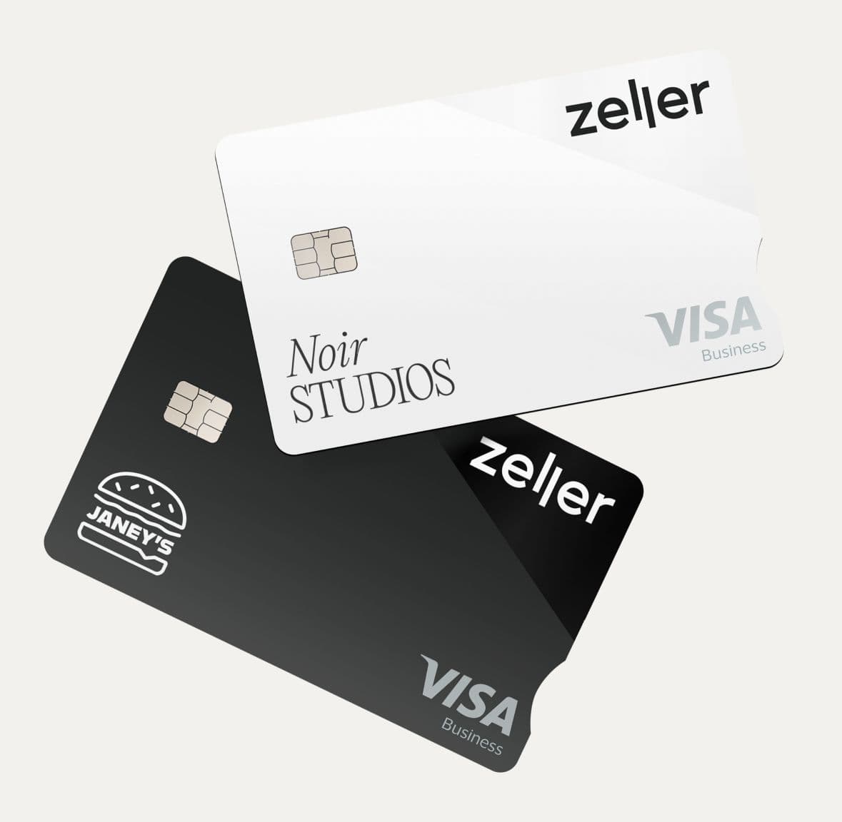 Zeller Debit Cards - Custom Logos