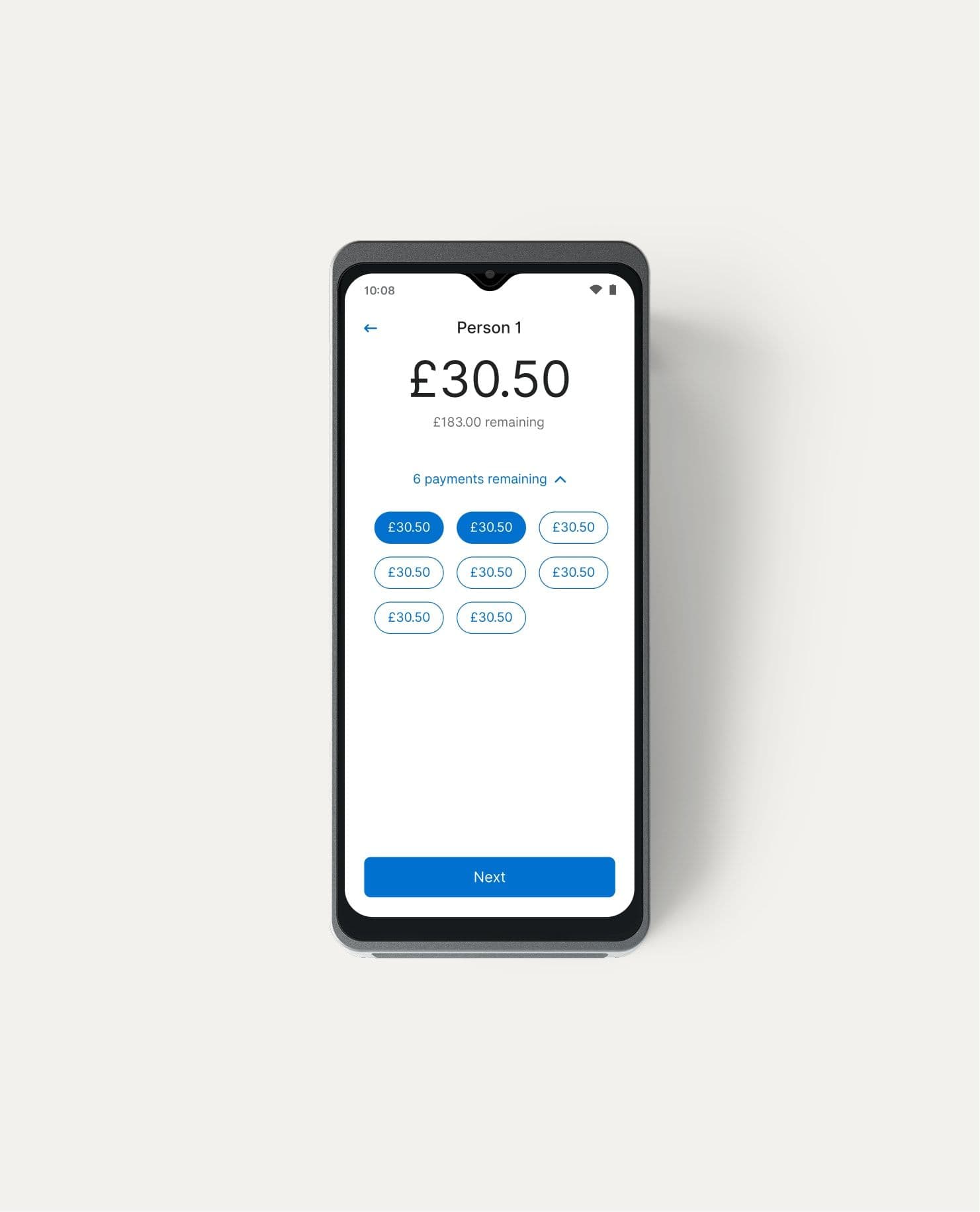 Zeller - Split payments
