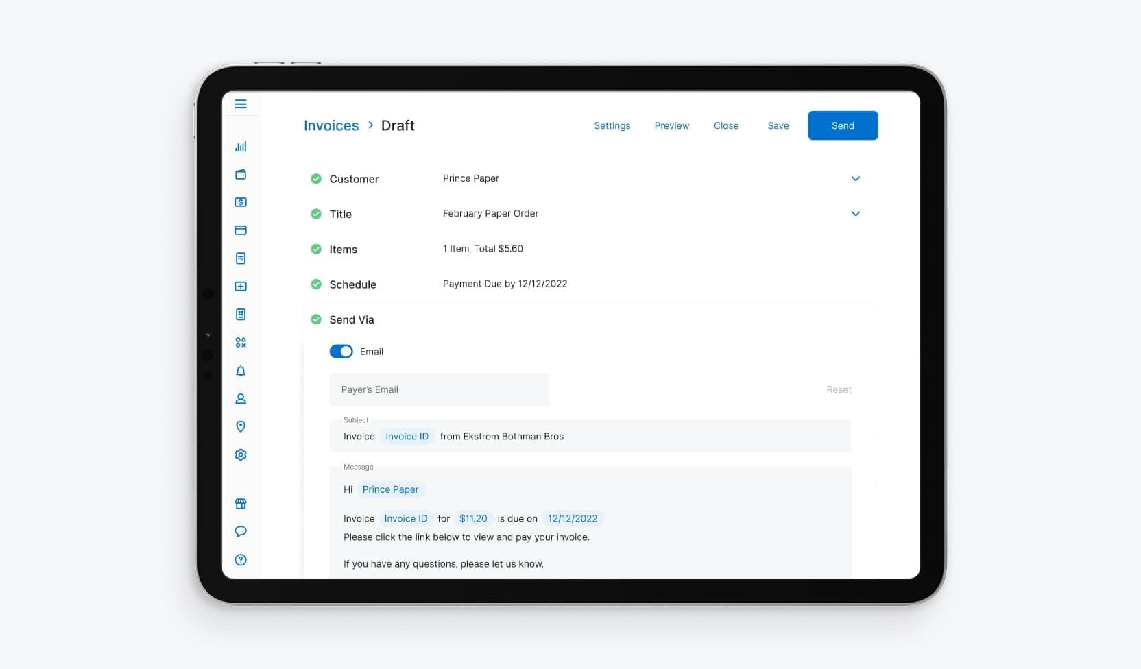 Zeller - Invoices
