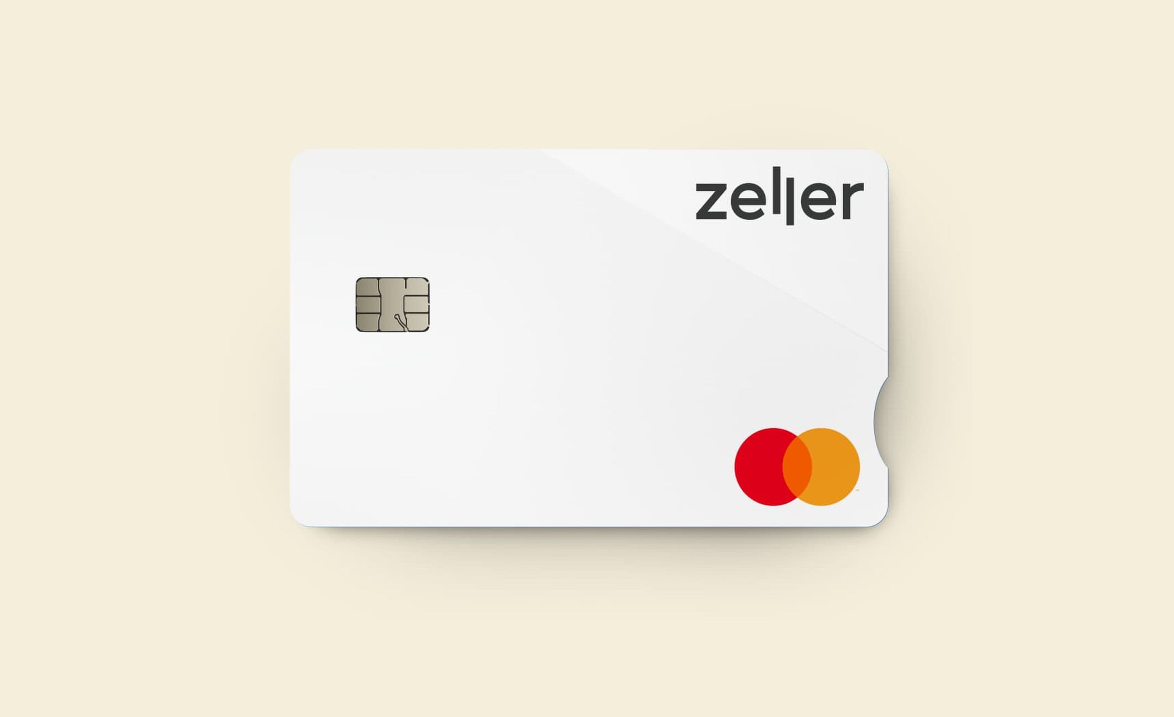Zeller - Debit Card, white on yellow