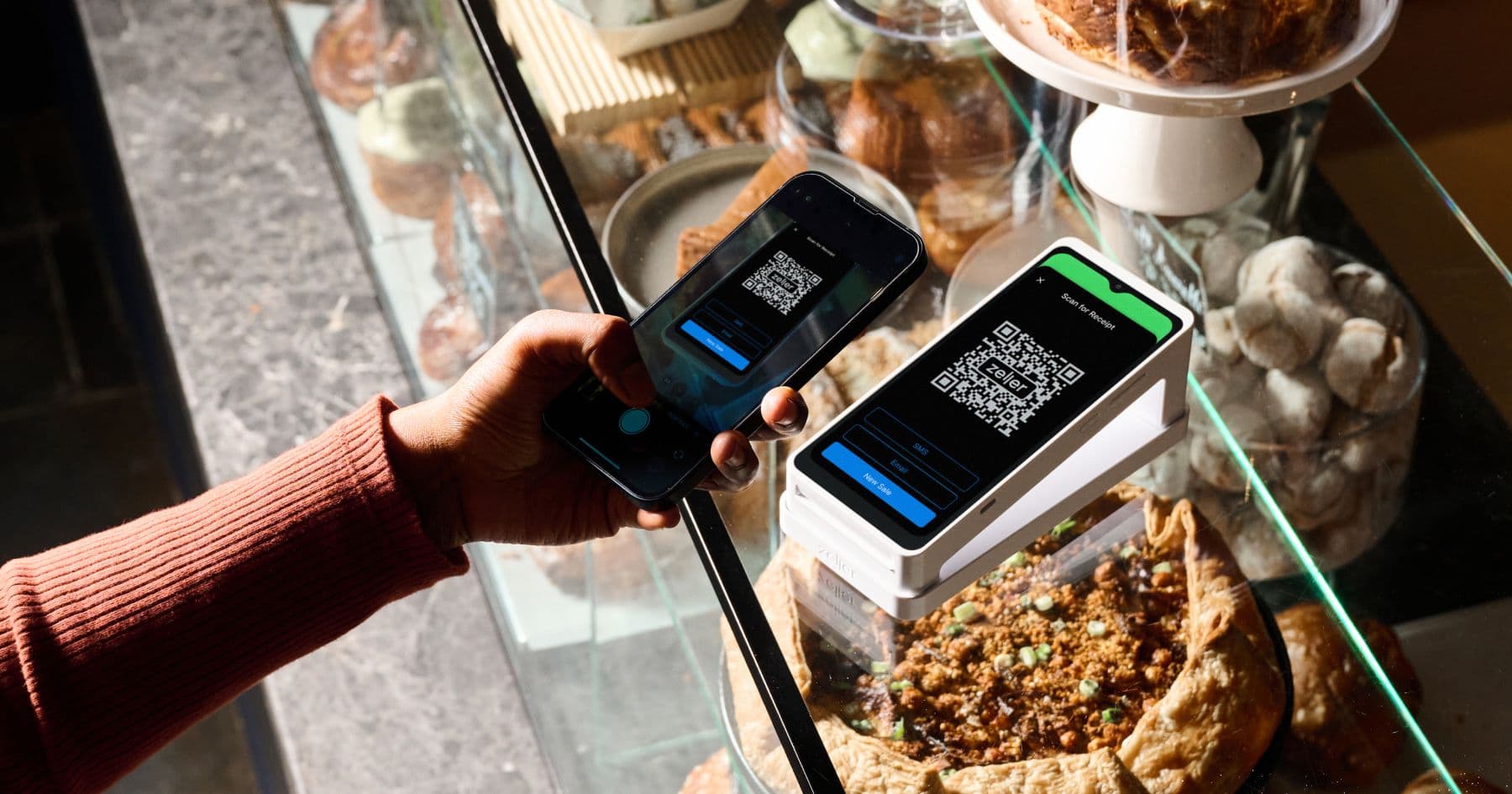 Zeller Terminal with QR code receipt