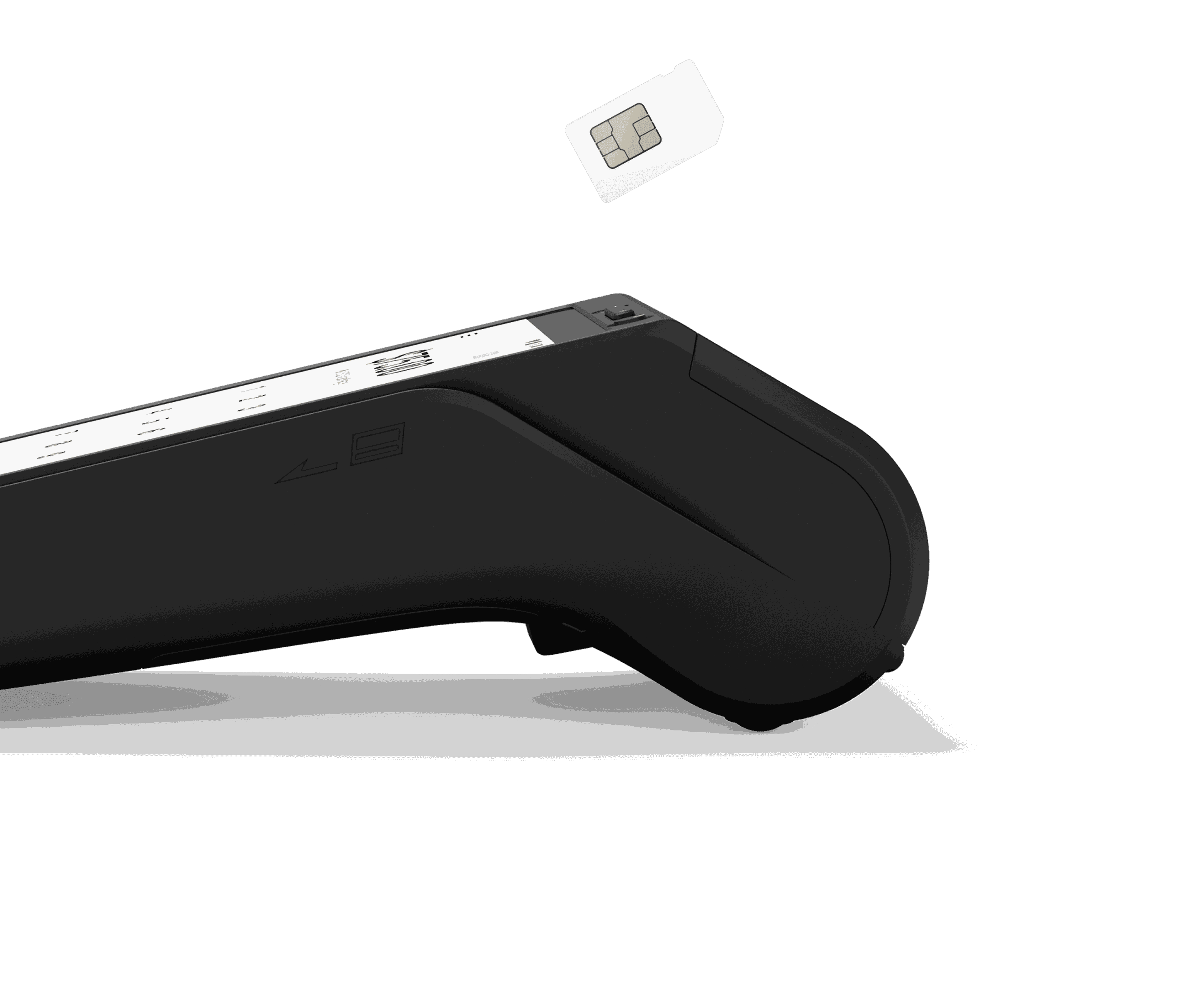 Zeller - Terminal and SIM Card, side profile
