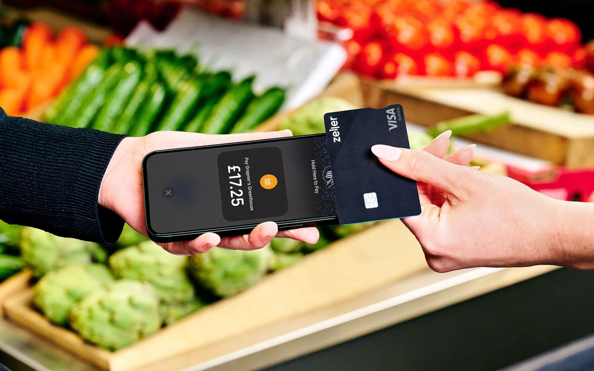 Zeller - Tap to Pay in market