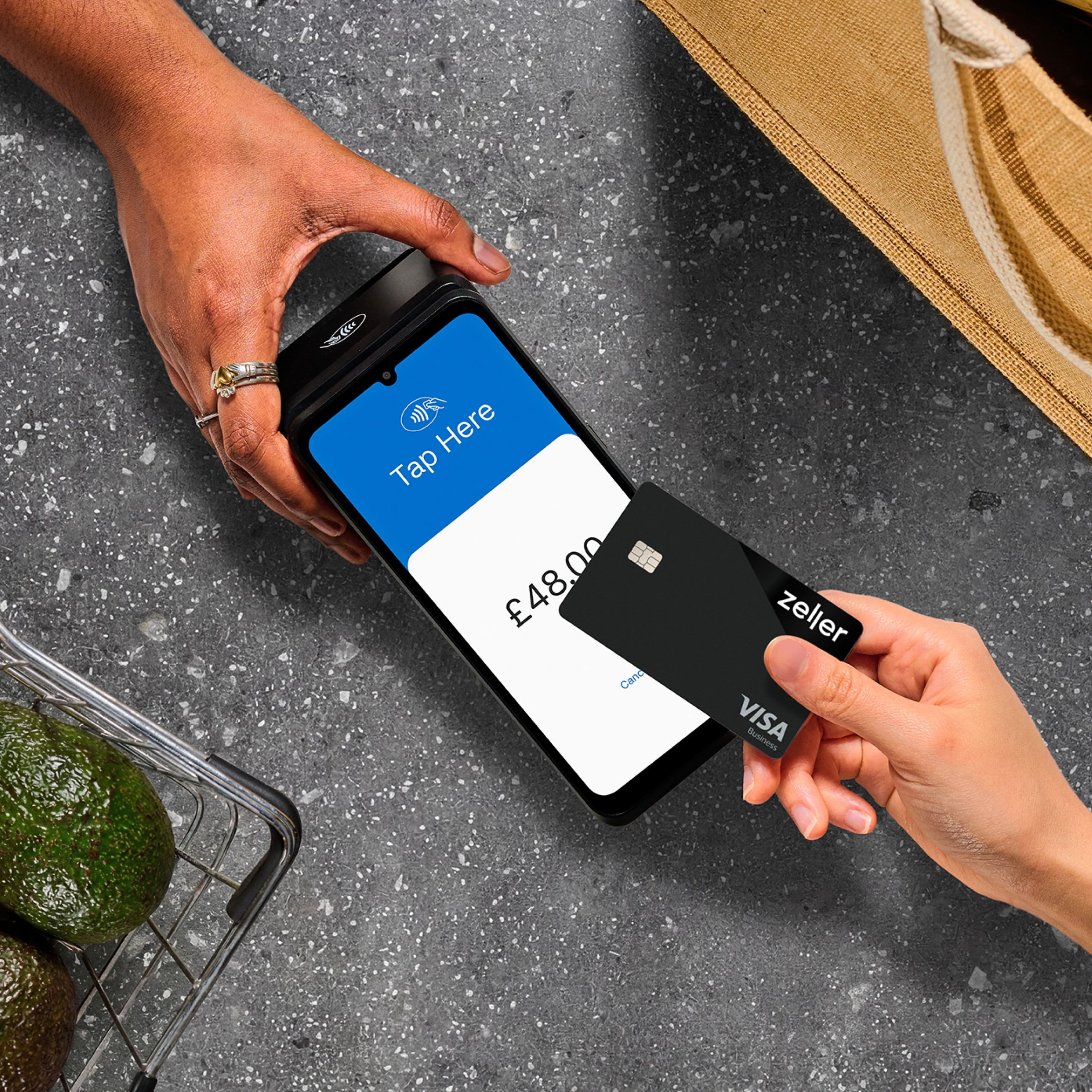 Zeller Terminal 1x in Grocery store