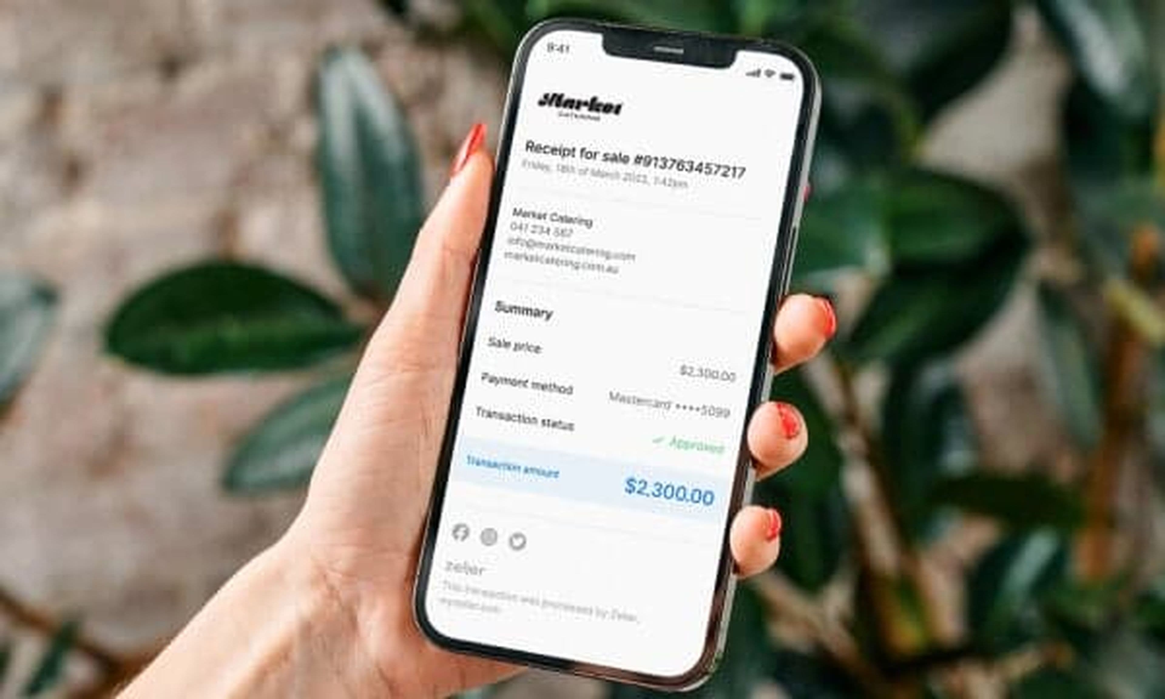 Zeller - App receipt