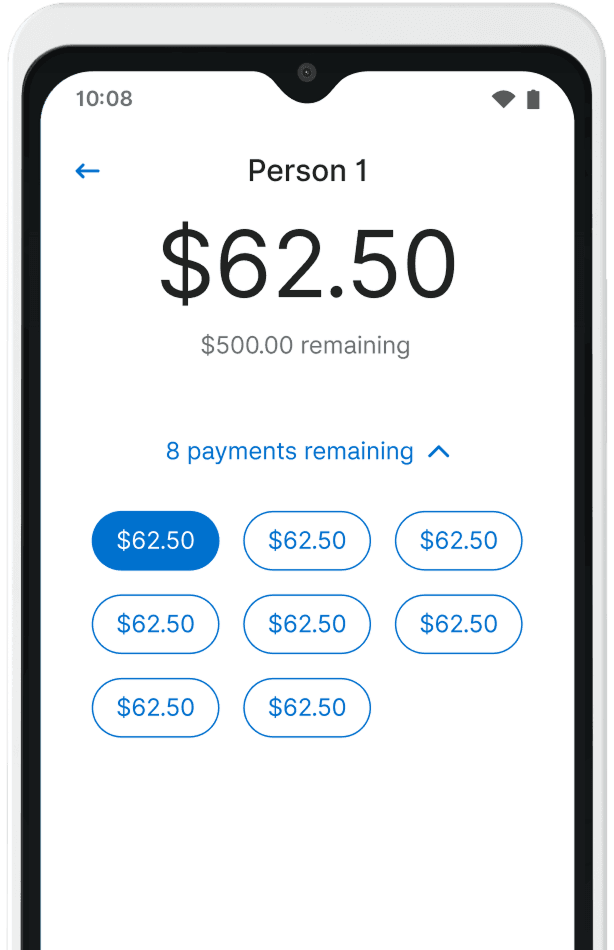 Zeller - Split Payments - Split by People