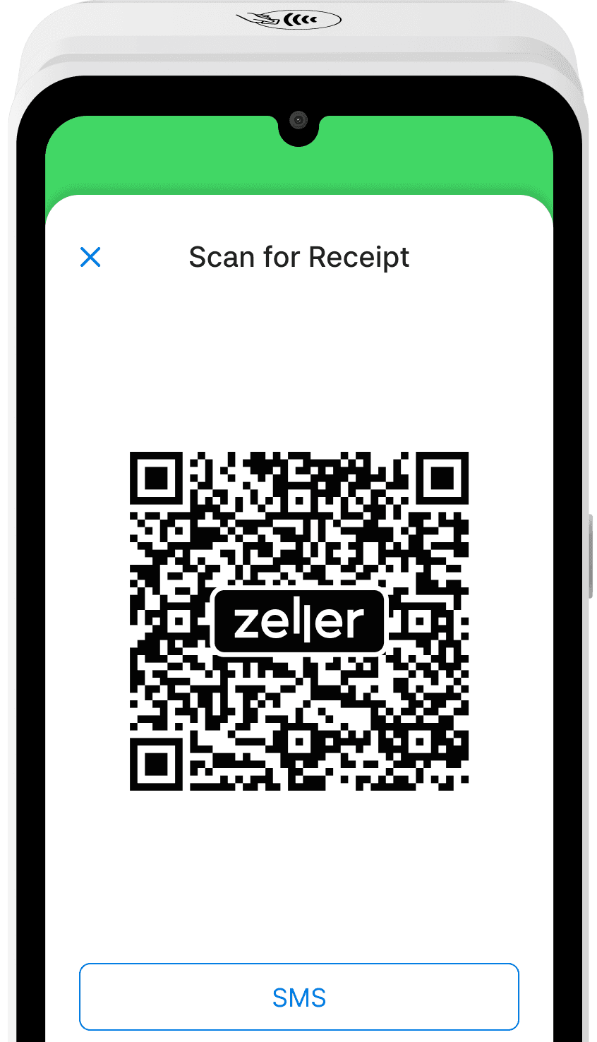 Zeller - Terminal 1x scan for receipt