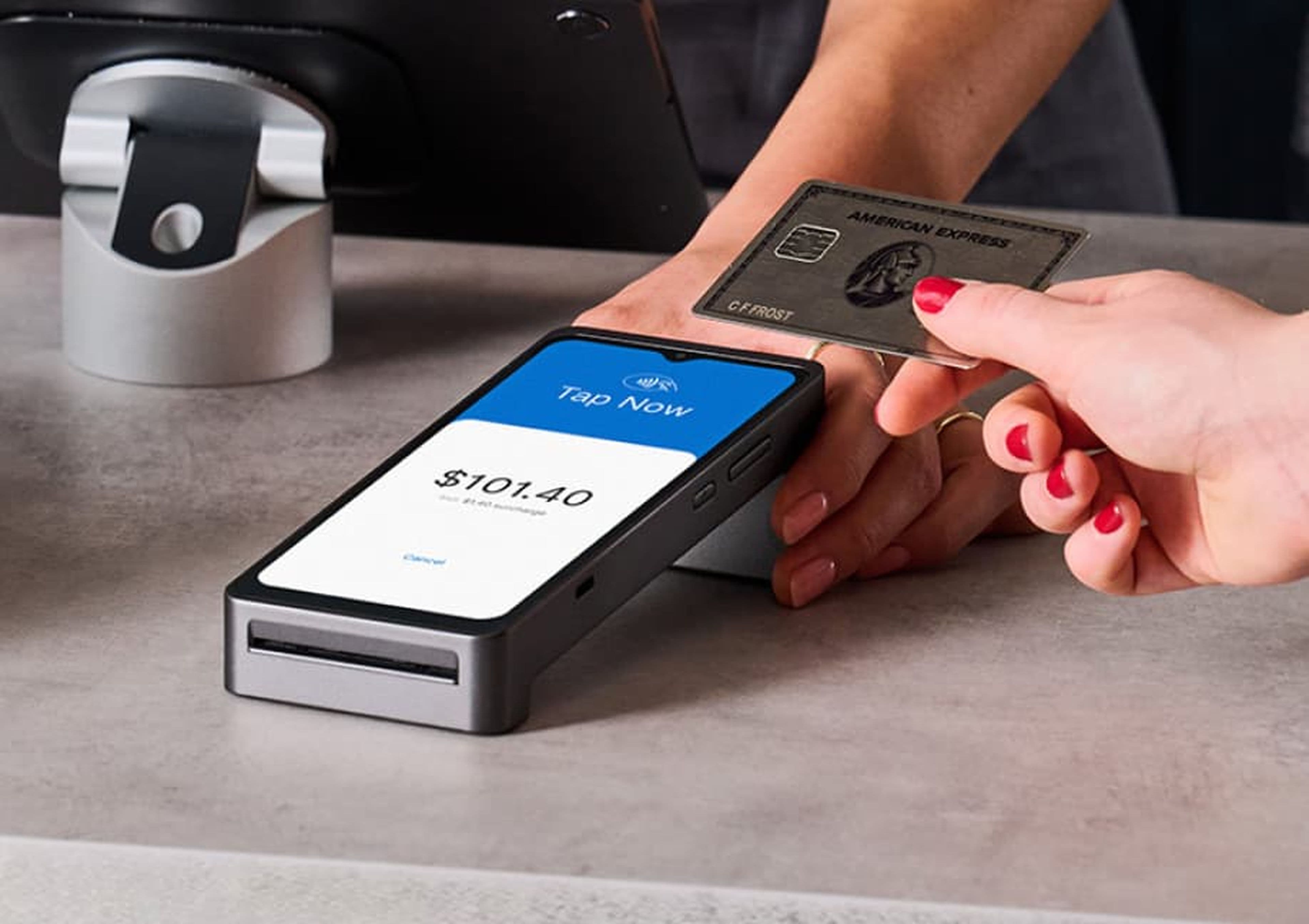 Zeller - Terminal 2 in Graphite, Amex, countertop