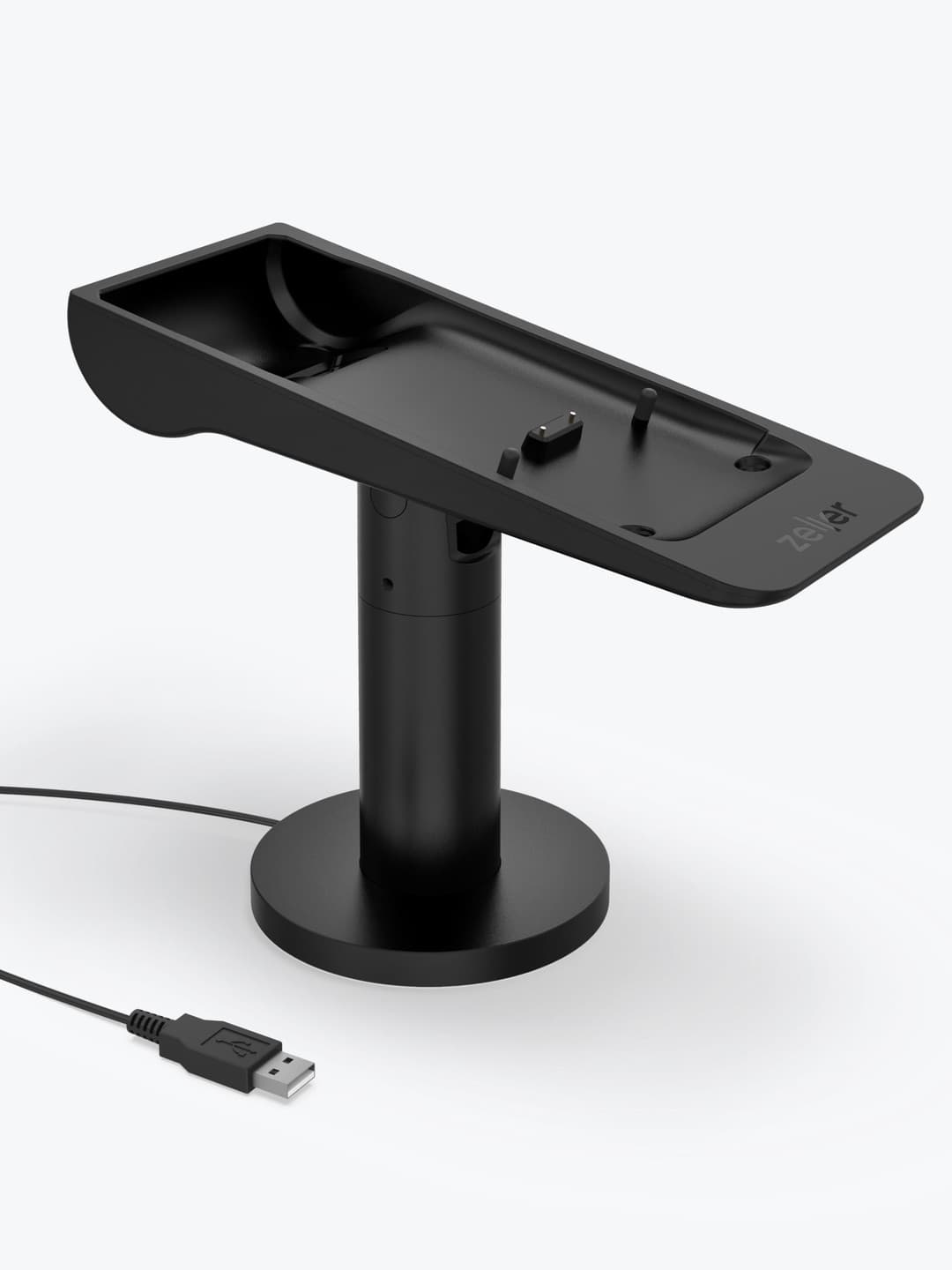 Zeller Powered Stand for Zeller Terminal in Black High