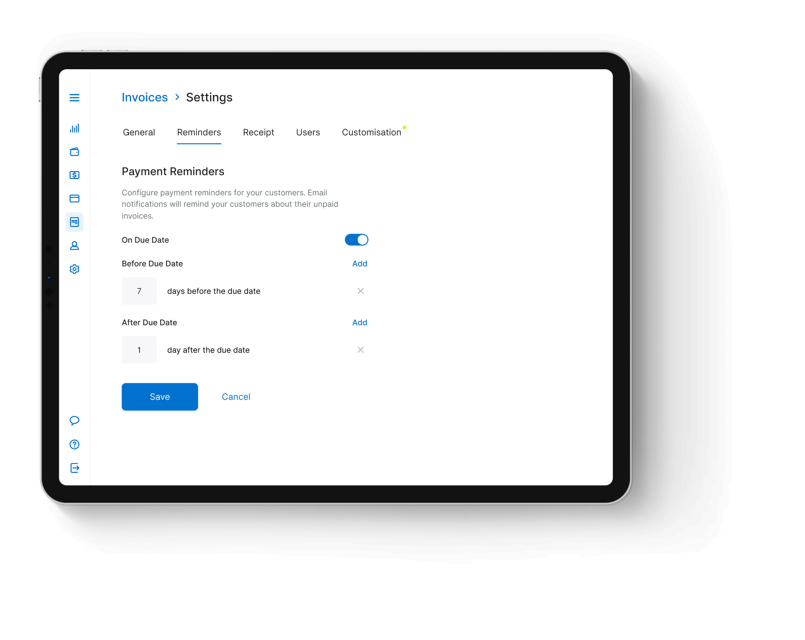 Invoices - Automate reminders - v3