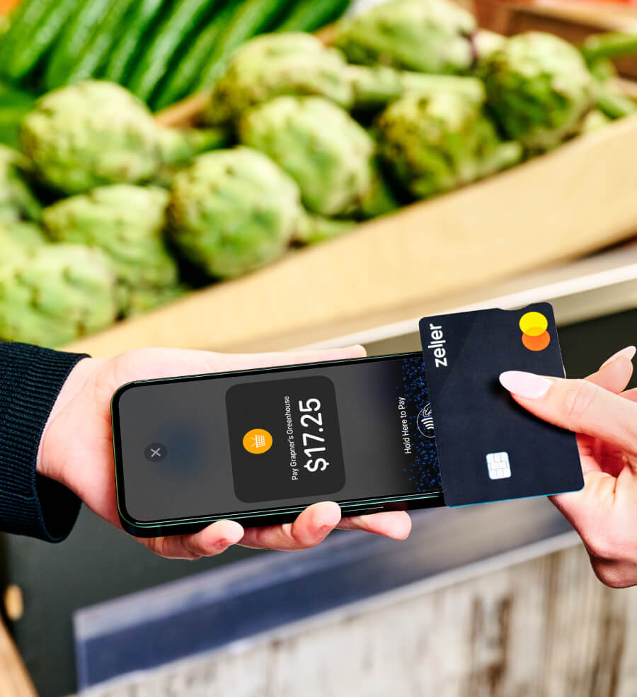 Tap to pay on iPhone at Grocer