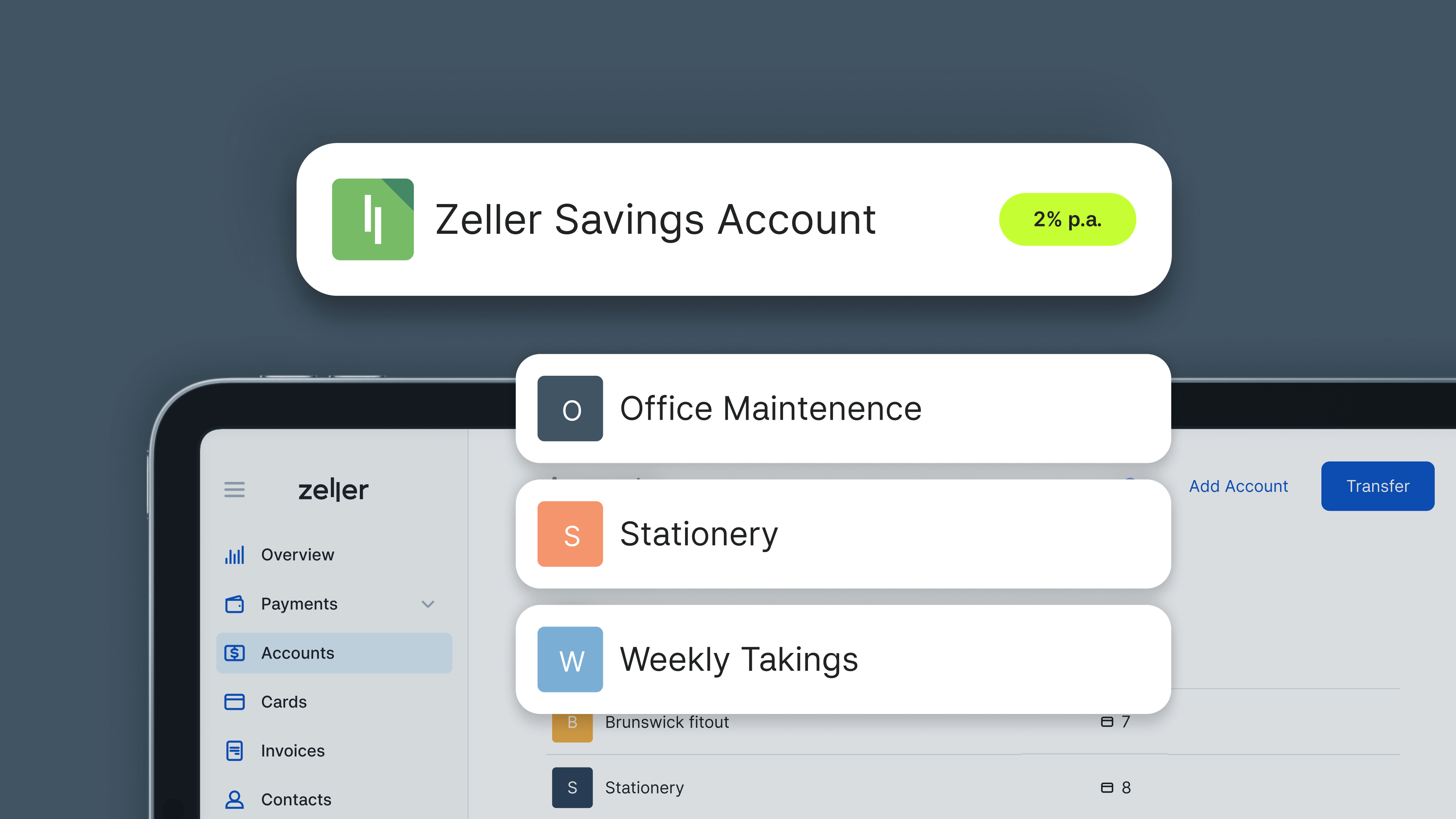 Zeller Savings Account