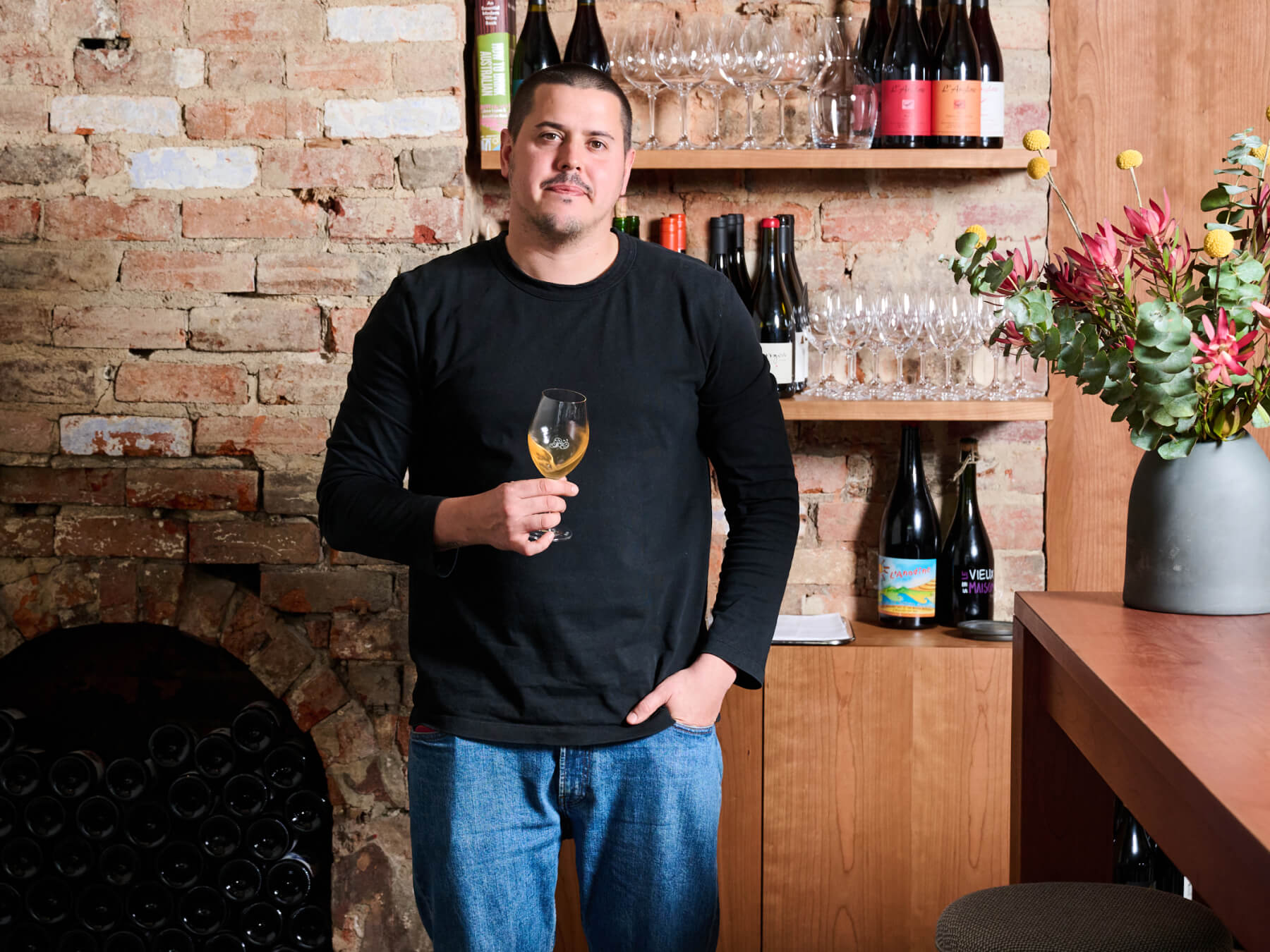 Lyndon Kubis, business owner and wine connoisseur..