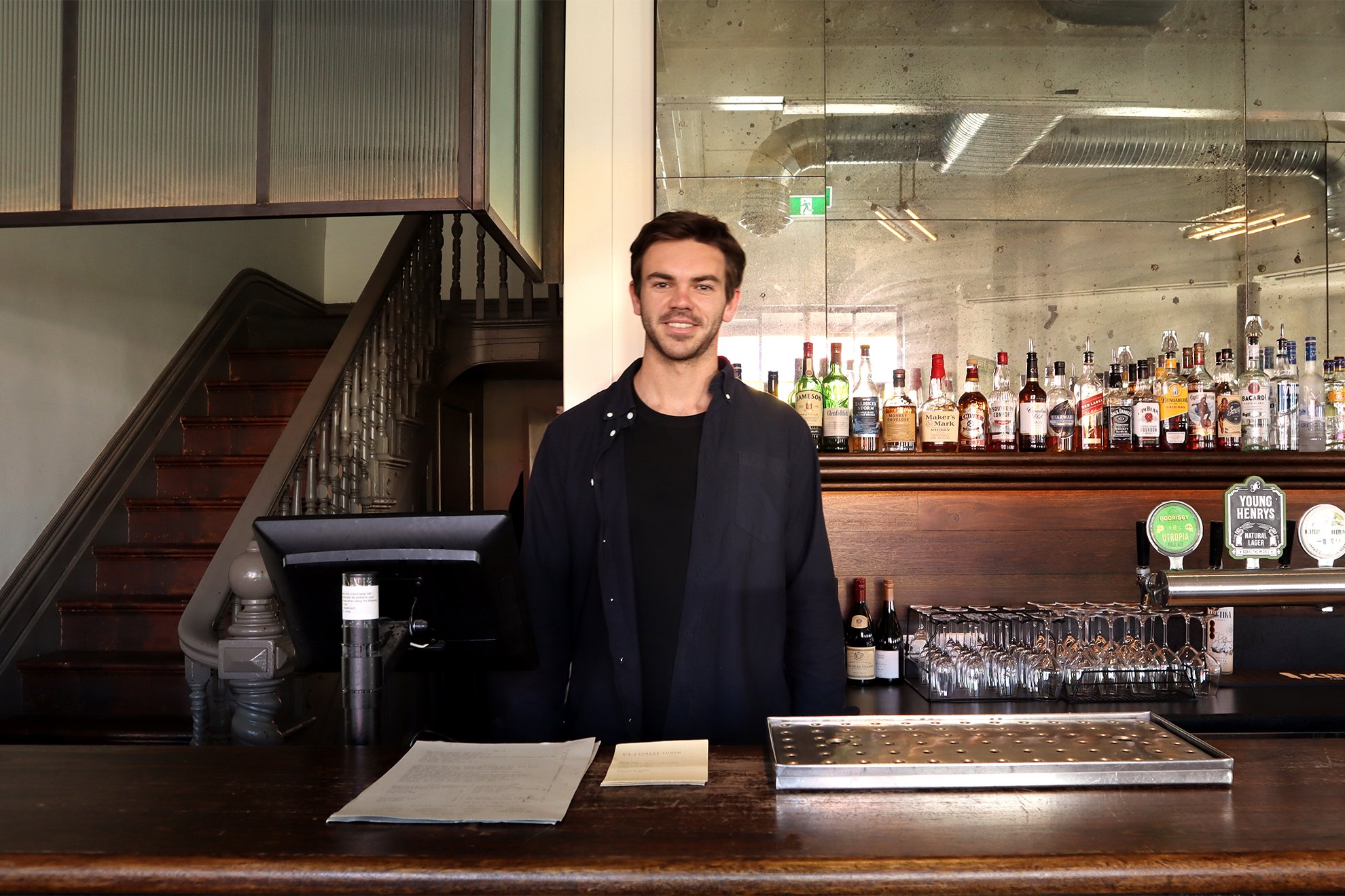 Bradley Olsson, owner of the Ascot Vale Hotel and the Mona Castle Hotel