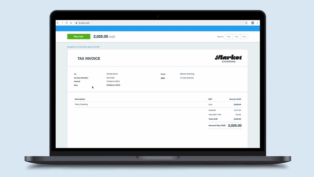 whats new - 2023 03 - graphic 2 - xero invoices